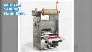 Maszyna do zamykania herbaty mlecznej Forma ze stali nierdzewnej