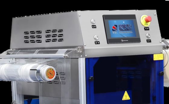 Factory Supply Fully Automatic Airflow Displacement Chain Plastic Tray Sealer DQ630AT-E High Quality Tray Sealer