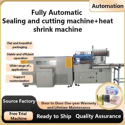 Fully Automatic CH-FQ450 Sealing and Cutting Heat Shrink Machine Mineral Water Heat Shrink Film Packaging Machine Plastic Sealing Machine