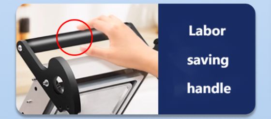 Compact Design 304 Stainless Steel Electrically Heated Manual Tray Sealing Machine DQ-1 Food and Meat Package  for Plastic Containers