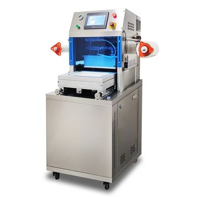 Całkowicie automatyczna pionowa próżniowa maszyna do uszczelniania skóry DQ305VSL ze stali nierdzewnej klasy spożywczej i anodowanej pleśni aluminiowej 6061 do pojemników spożywczych
