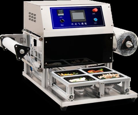 Desktop Portable Modified Atmosphere Control Precision Gas Injection DQ370T-E Tray Sealing Machine Utrzymujący świeżość żywności