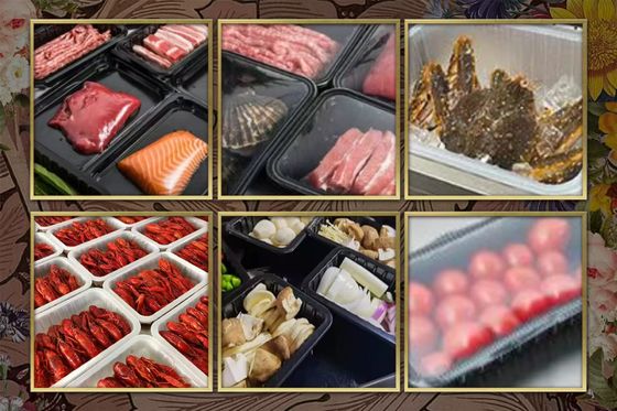 Fully Automatic Modified Atmosphere Packaging Machine DQ430T-E for Food ,Vegetables ,Fruit,Seafood and Fast Food