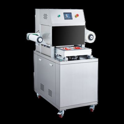 Automatyczna pionowa zgrzewarka do tac DQ305L-V z nierdzewnej stali spożywczej i formą z anodowanego aluminium 6061 do pakowania próżniowego